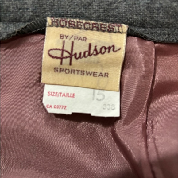 Vintage Hudson skirt. Wool and polyester blend. EUC - Picture 3 of 3